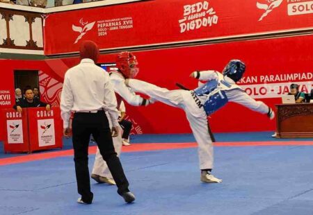 Para Taekwondo Jatim Lampaui Target di Peparnas XVII/2024, Raih Emas dan Perunggu