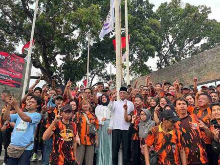Pemuda Pancasila Resmi Dukungan Vinanda-Gus Qowim di Pilkada Kota Kediri