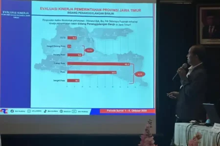 Ada 81,8 Persen Warga Jatim Puas Kinerja Pemprov Tangani Banjir foto berita jatim