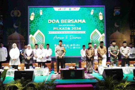 Doa Bersama Pilkada Aman dan Damai, Pj Wali Kota Kediri : Berbeda Pilihan Hal Wajar