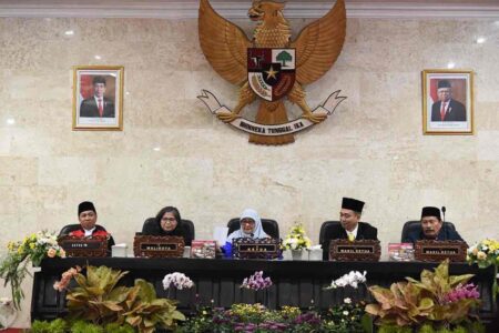 Hadiri Peresmian Pengangkatan Pimpinan DPRD, Ini Sambutan Pj Wali Kota Kediri