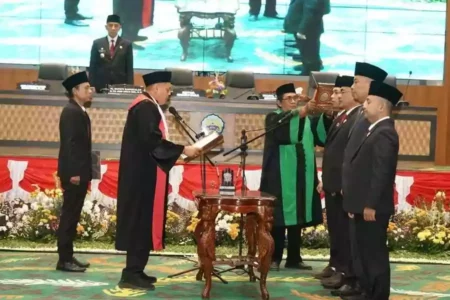 Pengambilan sumpah pimpinan DPRD Bangkalan periode 2024-2029