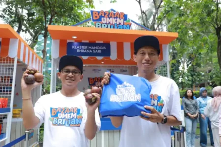 Klaster Usaha Manggis Bhuana Sari Perluas Jaringan di Bazaar UMKM BRILiaN foto beritajatim
