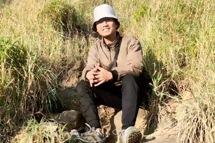 Muhamad Agus (24), pendaki asal Cengkareng, Jakarta Barat yang dilaporkan hilang di Jalur Sekartaji, Gunung Wilis. (Tim Sar Basarnas Surabaya)