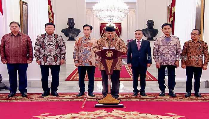 Kabinet Merah Putih: Ini Daftar Menteri di Pemerintahan Prabowo-Gibran 2024-2029
