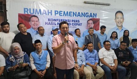 Paslon WALI Klaim Menang Pilwali Kota Malang Foto BeritaJatim.com