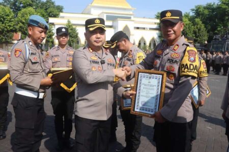 Kapolres Pasuruan Beri Apresiasi 9 Polsek Sukses Ungkap Kasus Narkoba