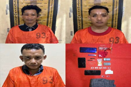 Polres Probolinggo Bekuk Tiga Pria Saat Pesta Sabu, Transaksi Narkoba Terbongkar Foto BeritaJatim.com