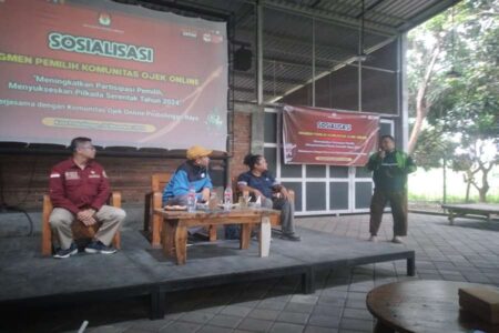 Sosialisasi Pilkada Probolinggo: KPU Gelar Kolaborasi dengan Ojek Online di Cafe ANT Foto BeritaJatim.com