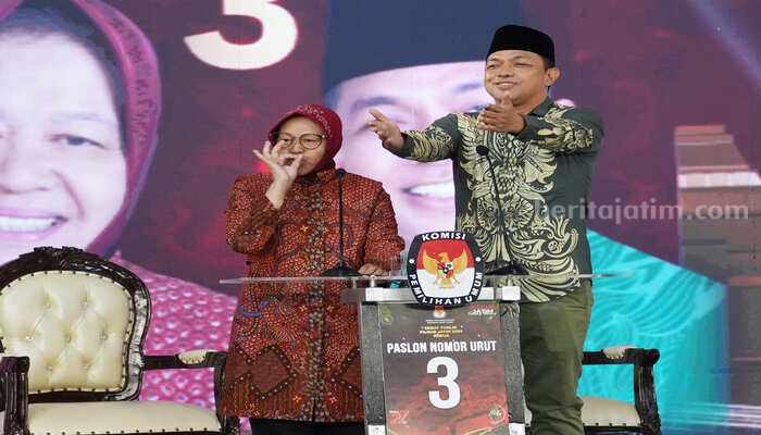 Calon Gubernur Jawa Timur nomor urut 03, Tri Rismaharini (dok. KPU Jatim)