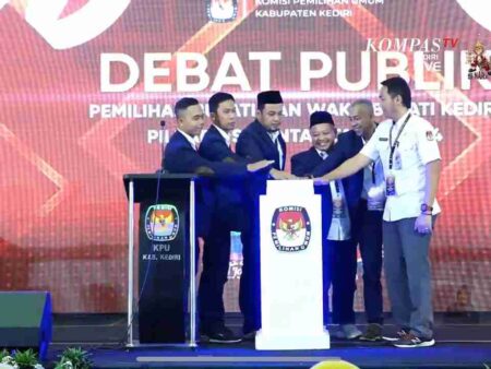 KPU Kabupaten Kediri Gelar Debat Publik Terakhir Pilkada 2024 Foto BeritaJatim.com