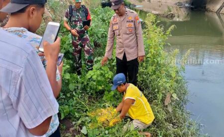 Bayi Laki-laki Ditemukan Meninggal di Tepi Sungai Welang Pasuruan Foto BeritaJatim.com