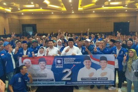700 Kader PAN Konsolidasi Akbar Menangkan SAE di Pilkada Sidoarjo Foto BeritaJatim.com