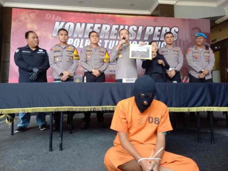 Tabrak 2 Warga Hingga Tewas, Sopir Bus Bagong di Tulungagung Terancam 12 Tahun Penjara foto beritajatim