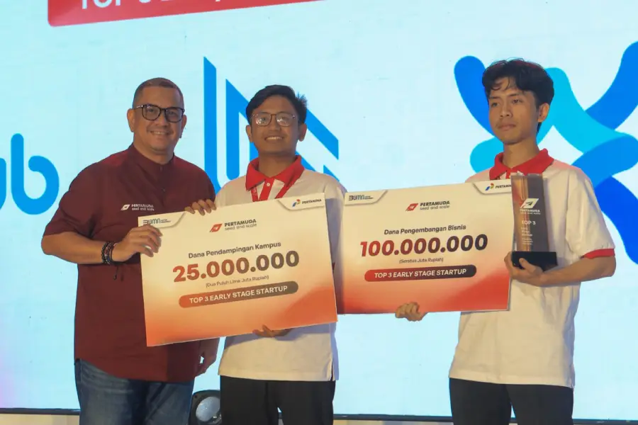 AITOMA Raih Top 3 Early Stage Startup di Pertamuda Seed and Scale 2024 Foto BeritaJatim.com