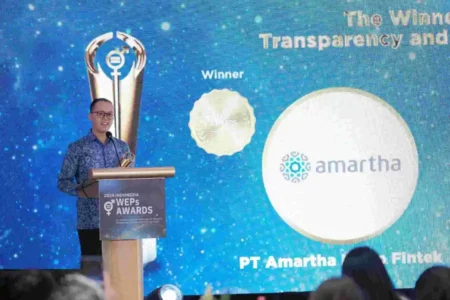 Berdayakan UMKM Perempuan, Amartha Raih Penghargaan WEPs Awards Indonesia 2024 foto beritajatim