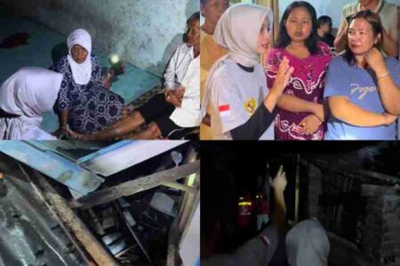 Relawan STN Kirim Bantuan Bagi Korban Puting Beliung di Bujel Kediri Foto BeritaJatim.com