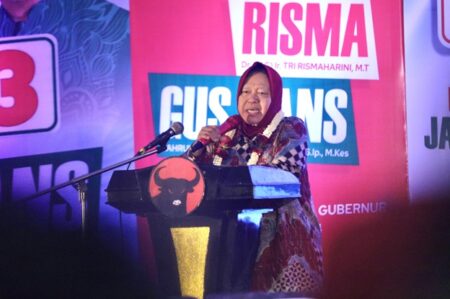 Cagub Jatim Tri Rismaharini Optimistis Entaskan Kemiskinan Lewat Kewirausahaan Sosial Foto BeritaJatim.com
