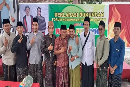 Ratusan Guru Madrasah dan TPQ di Ponorogo Dukung Rilis 2 Periode Foto BeritaJatim.com