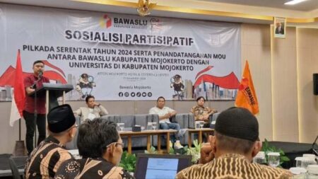 Bawaslu Mojokerto Catat 11 Kasus Pelanggaran Pilkada 2024 Foto BeritaJatim.com