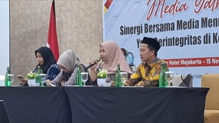 Bawaslu Kota Mojokerto Gandeng Media Awasi Jalannya Pilkada Serentak 2024 Foto BeritaJatim.com