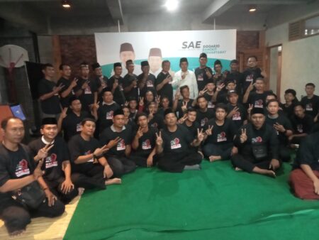 7500 Pesilat Pagar Nusa Sidoarjo Siap Menangkan Paslon SAE Foto BeritaJatim.com