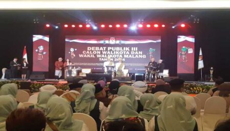 Paslon ABADI Sebut Pembagian Sembako Picu Inflasi di Kota Malang Foto BeritaJatim.com