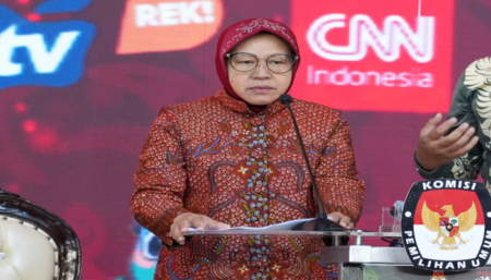 Calon Gubernur Jawa Timur nomor urut 03, Tri Rismaharini (dok. KPU Jatim)