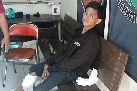 Curi Motor Mahasiswa ITS, Maling di Surabaya Ditembak Polisi Foto BeritaJatim.com