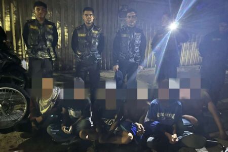 6 Pemuda Gangster Surabaya Dibekuk Saat Hendak Bikin Konten Tawuran Foto BeritaJatim.com