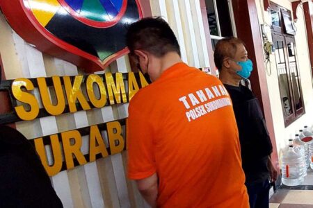 Pembunuh Ibu dan Anak Surabaya Terancam Hukuman Mati Foto BeritaJatim.com