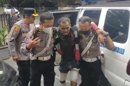 Tabrak Anggota Polsek Sukolilo, 2 Bandit Curanmor Surabaya Ditembak Foto BeritaJatim.com
