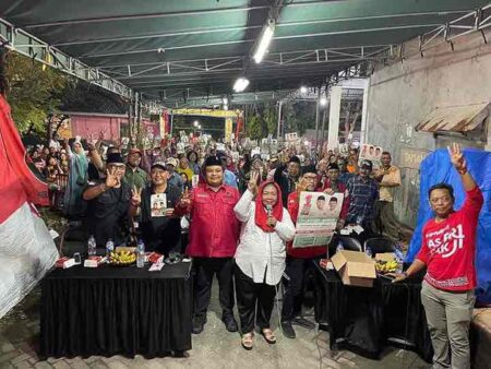 Dukung Ekonomi dan Pendidikan, PDIP Surabaya Genjot Kampanye Risma-Gus Hans dan Eri-Armuji foto beritajatim