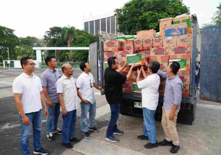 PG dan BUMN di Jatim Salurkan Bantuan Korban Erupsi Gunung Lewotobi Flores Timur Foto BeritaJatim.com
