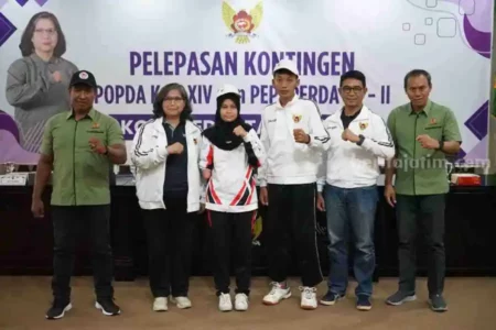 Kontingen Kota Kediri Pertahankan Peringkat Pertama Peparpeda II Jatim Foto BeritaJatim.com