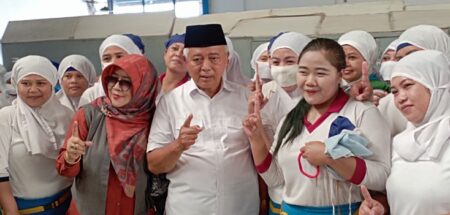 Didukung Pegawai Pabrik, Petahana Sanusi Mampu Mengayomi foto beritajatim