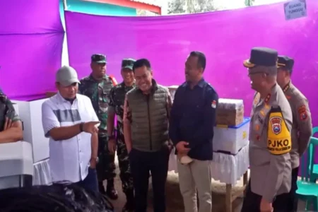Ketua KPU RI Tinjau Kesiapan TPS di Lumajang Foto BeritaJatim.com