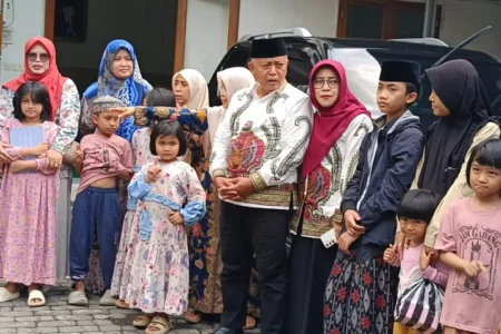 Cabup Malang Sanusi Tunggu Hitung Cepat dari Rumah Foto BeritaJatim.com