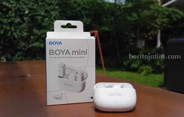 BOYA MINI, Mic Nirkabel Canggih Seukuran Jempol yang Bikin Kontenmu Makin Pro Foto BeritaJatim.com