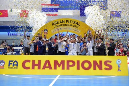 Piala AFF Futsal 2024, Indonesia Patahkan Dominasi Thailand Foto BeritaJatim.com