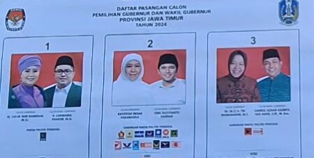 Risma-Gus Hans Berjaya di Kota Mojokerto versi Quick Count Foto BeritaJatim.com