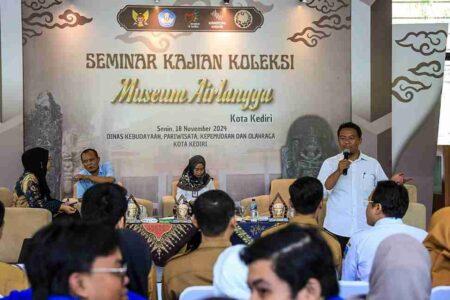 Disbudparpora Kota Kediri Kenalkan Sejarah Melalui Seminar Kajian Koleksi Museum Airlangga Foto BeritaJatim.com