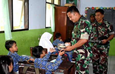 Kodim 0818 Malang-Batu gelar Uji Coba Makan Siang Bergizi Foto BeritaJatim.com