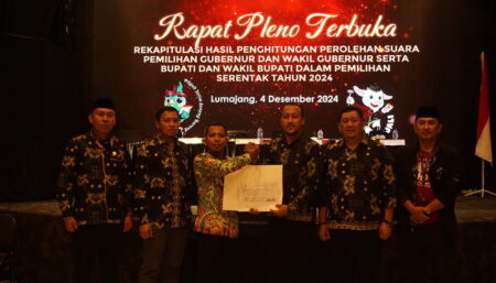 Sah! KPU Lumajang Tetapkan Khofifah-Emil dan Indah-Yudha Peroleh Suara Terbanyak Foto BeritaJatim.com