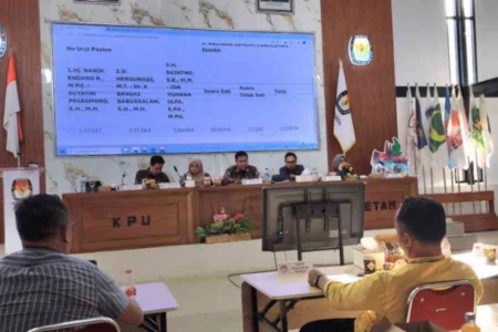 Paslon NIAT Unggul di Pilbup Magetan, Saksi Paslon HEBAT dan JADI Ajukan Keberatan Foto BeritaJatim.com