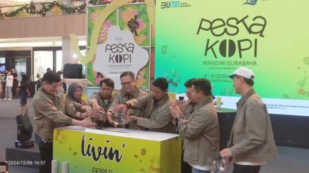 Bank Mandiri Gelar Pesta Kopi Mandiri, Dorong Pertumbuhan Industri Kopi Lokal Foto BeritaJatim.com