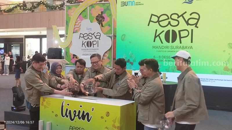 Bank Mandiri Gelar Pesta Kopi Mandiri, Dorong Pertumbuhan Industri Kopi Lokal Foto BeritaJatim.com