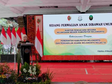 Libatkan 23 Anak, Kejari Kabupaten Mojokerto Inisiasi Sidang Perwalian Anak Pertama di Jatim Foto BeritaJatim.com