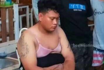 Pencuri Kotak Amal di Gresik Pakai BH Agar Dikira Perempuan Foto BeritaJatim.com