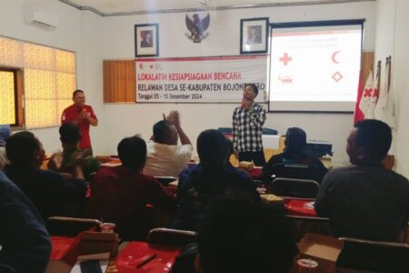 PMI Bojonegoro Rekrut Relawan Setiap Desa dan Bekali Kesiapsiagaan Bencana Foto BeritaJatim.com